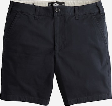 HOLLISTER Regular Trousers in Blue: front