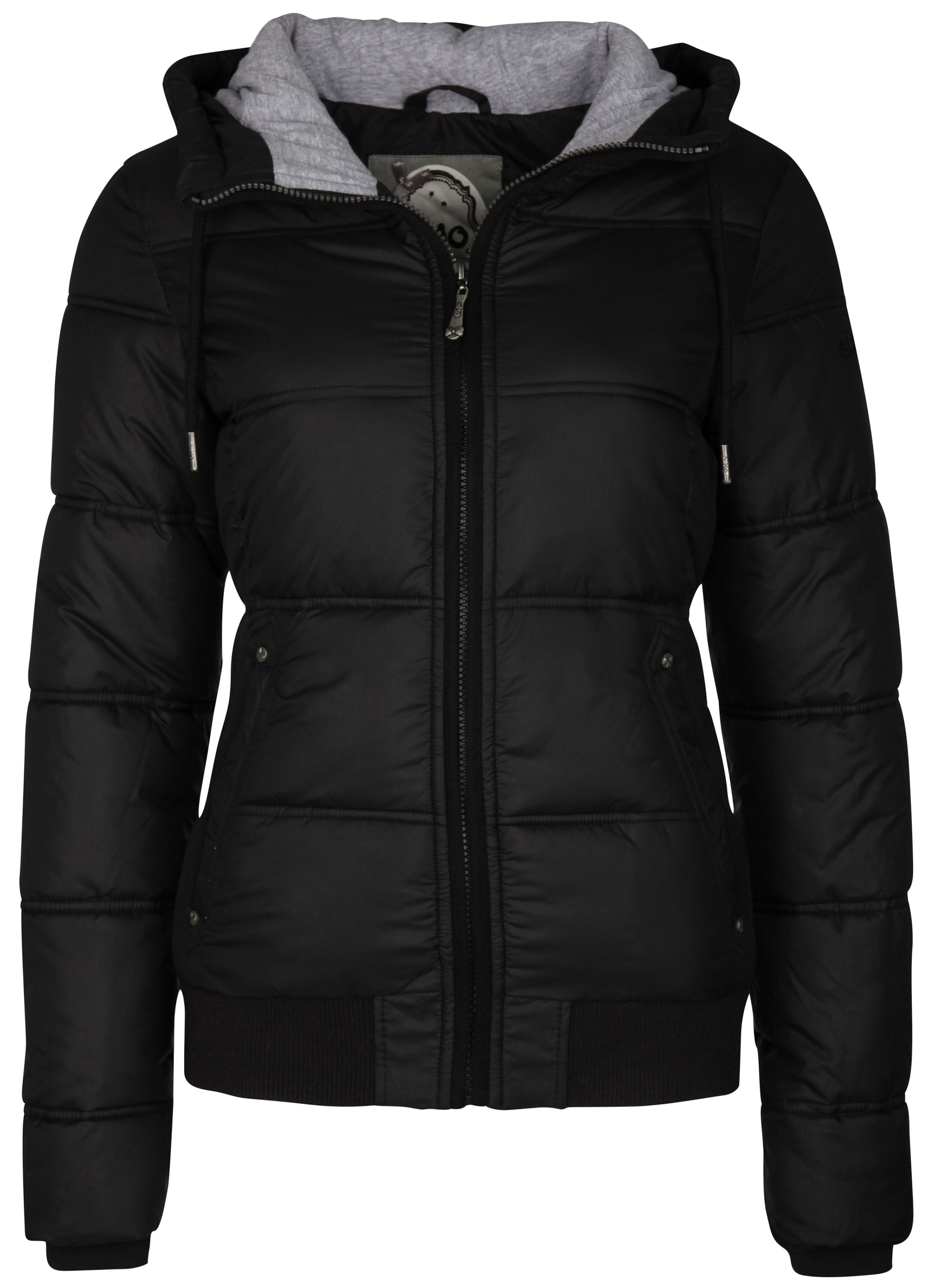 MYMO Between-season jacket in Black: front