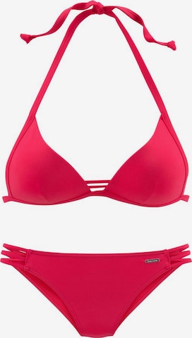 BRUNO BANANI Bikini in Red: front