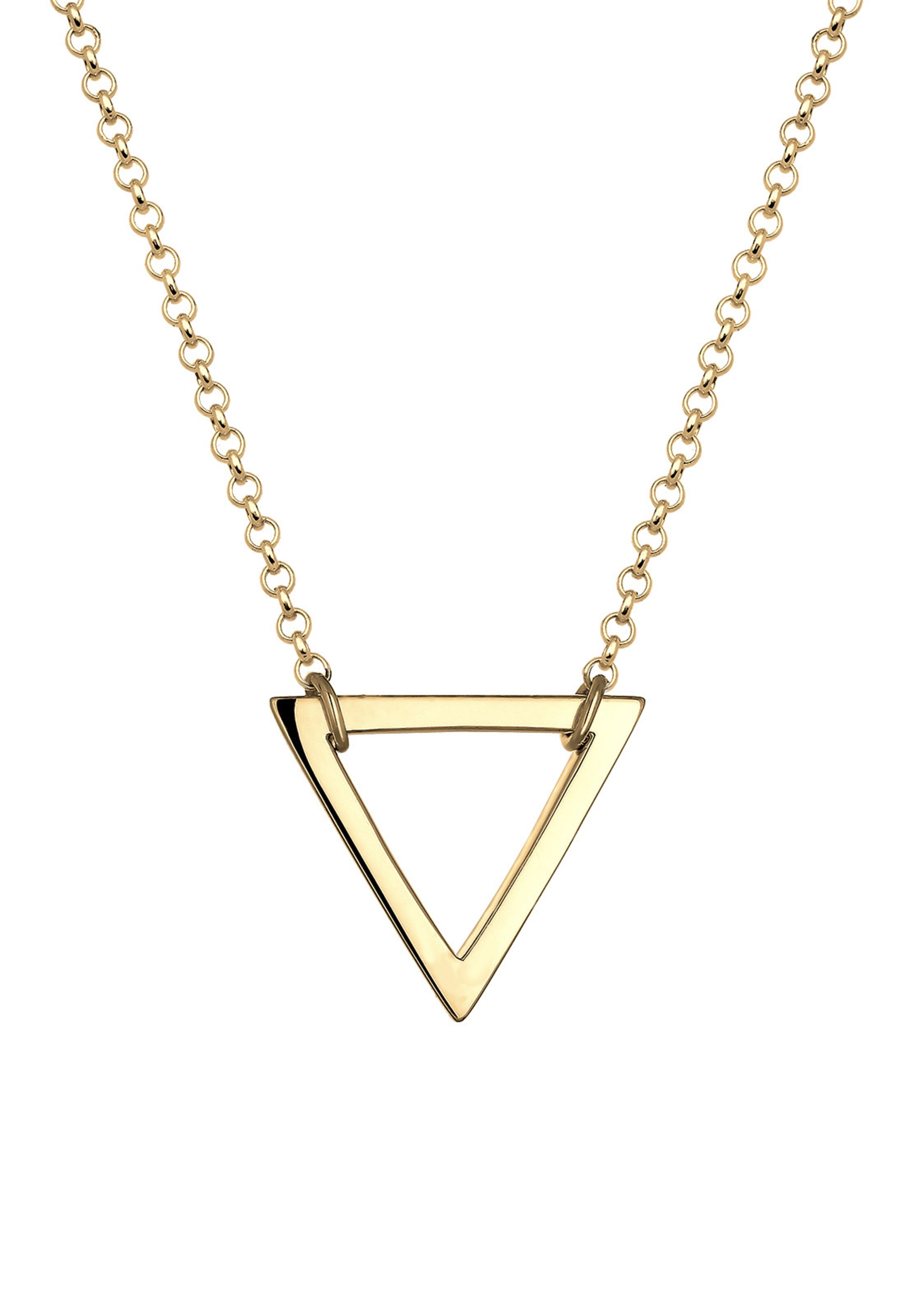 ELLI Necklace 'Dreieck' in Gold: front
