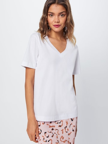 T-shirt SELECTED FEMME en blanc : devant