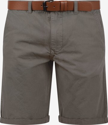 !Solid Regular Chino Pants in Grey: front