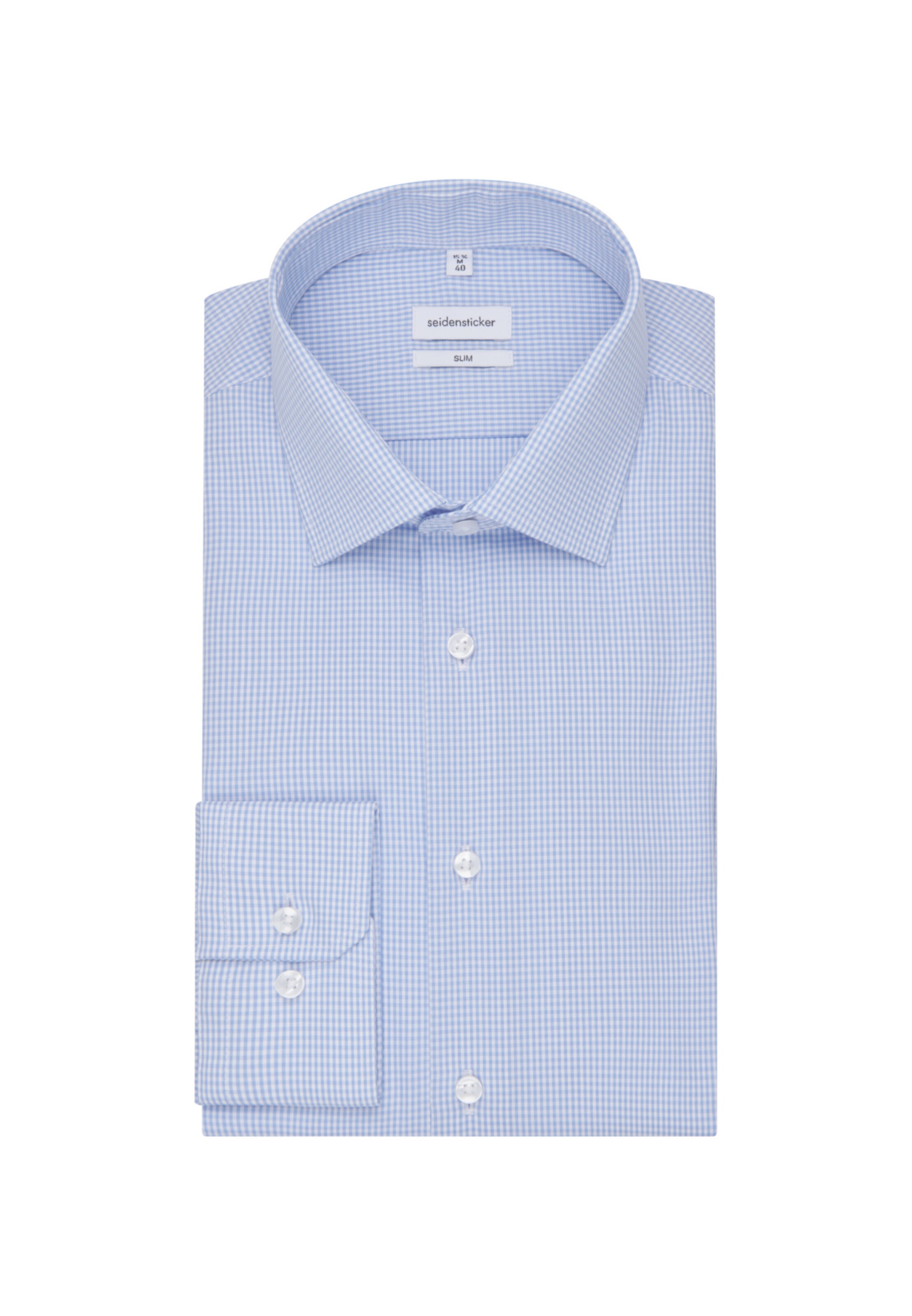 SEIDENSTICKER Slim fit Overhemd in Blauw