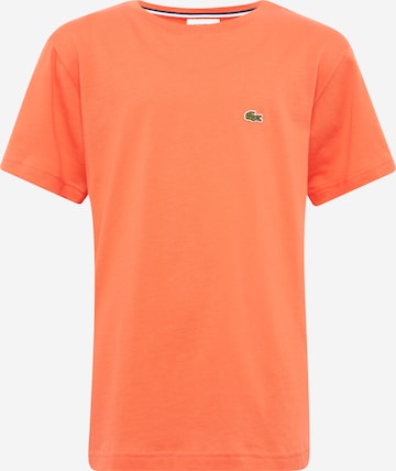 T-Shirt LACOSTE en orange : devant