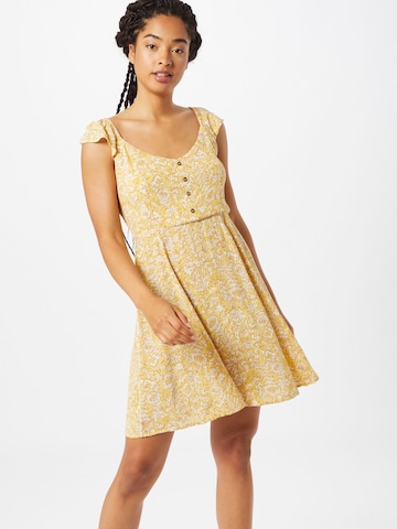 BILLABONG Letní šaty 'Forever Yours' – žlutá: přední strana