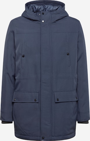 Only & Sons Between-seasons parka in Blue: front