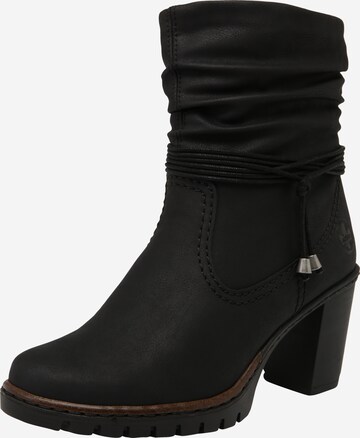 Bottines Rieker en noir : devant