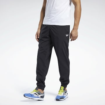 Reebok Tapered Sportbroek in Zwart