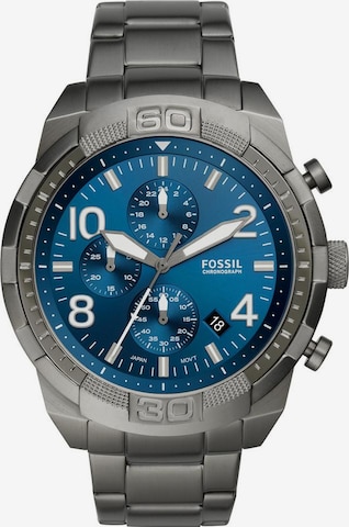 FOSSIL Analoog horloge 'Bronson' in Grijs: voorkant