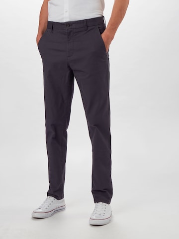 BURTON MENSWEAR LONDON Slimfit Chino kalhoty – šedá: přední strana