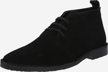 ABOUT YOU Обувки с връзки 'Kenan' в черно: отпред