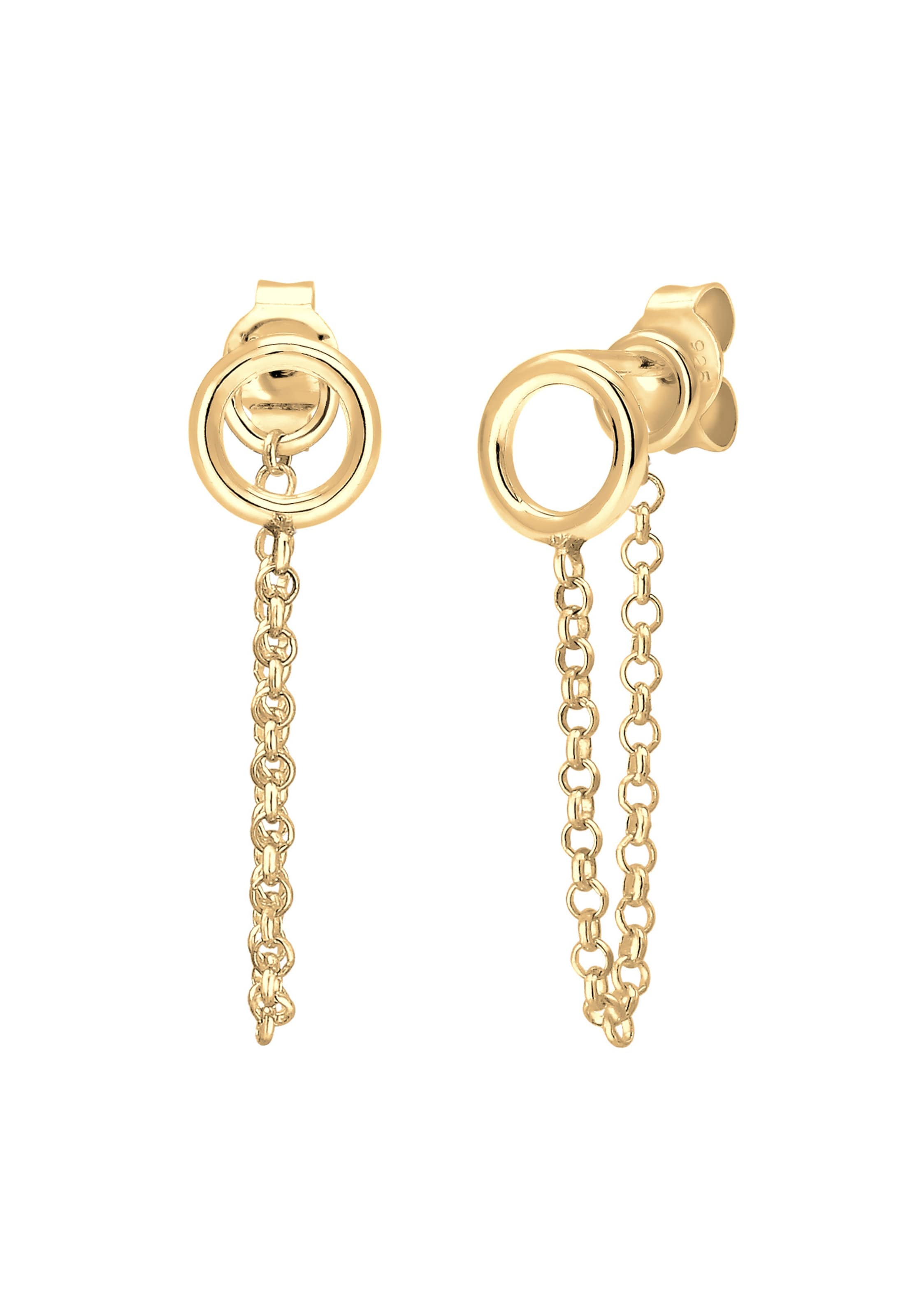 Boucles d'oreilles 'Geo' ELLI en or