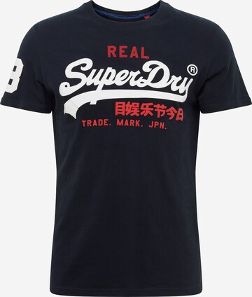 Superdry Shirt in Blauw: voorkant