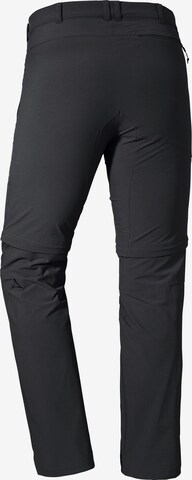 Schöffel Slim fit Outdoor Pants 'Koper' in Black