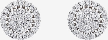 CHRIST Earrings 'Diamonds' in Silver: front
