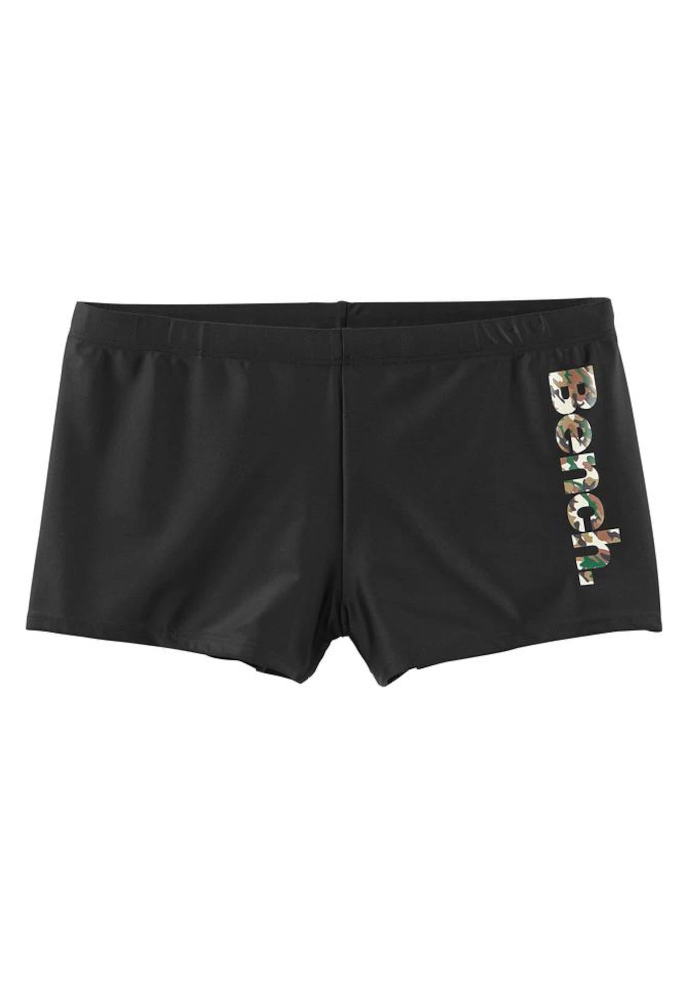 BENCH Swim Trunks in Black: front