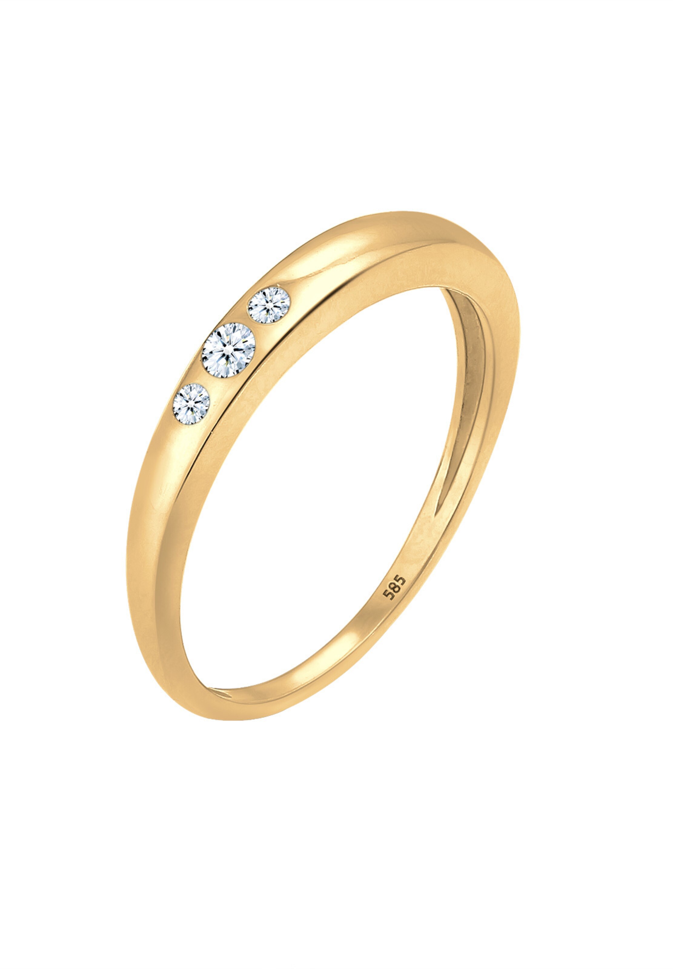 Elli DIAMONDS Ring in Gold: front