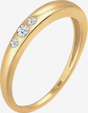 Elli DIAMONDS Ring in Goud: voorkant