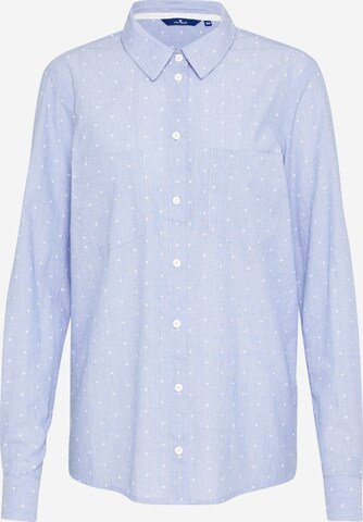 TOM TAILOR Bluse in Blau: predná strana