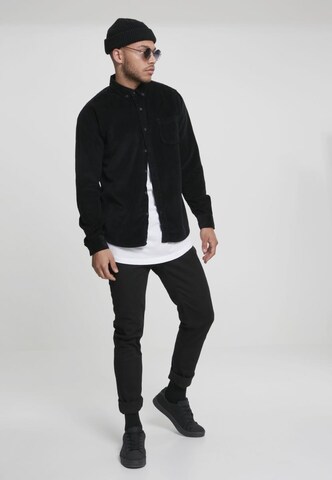 Urban Classics Regular Fit Shirt in Schwarz