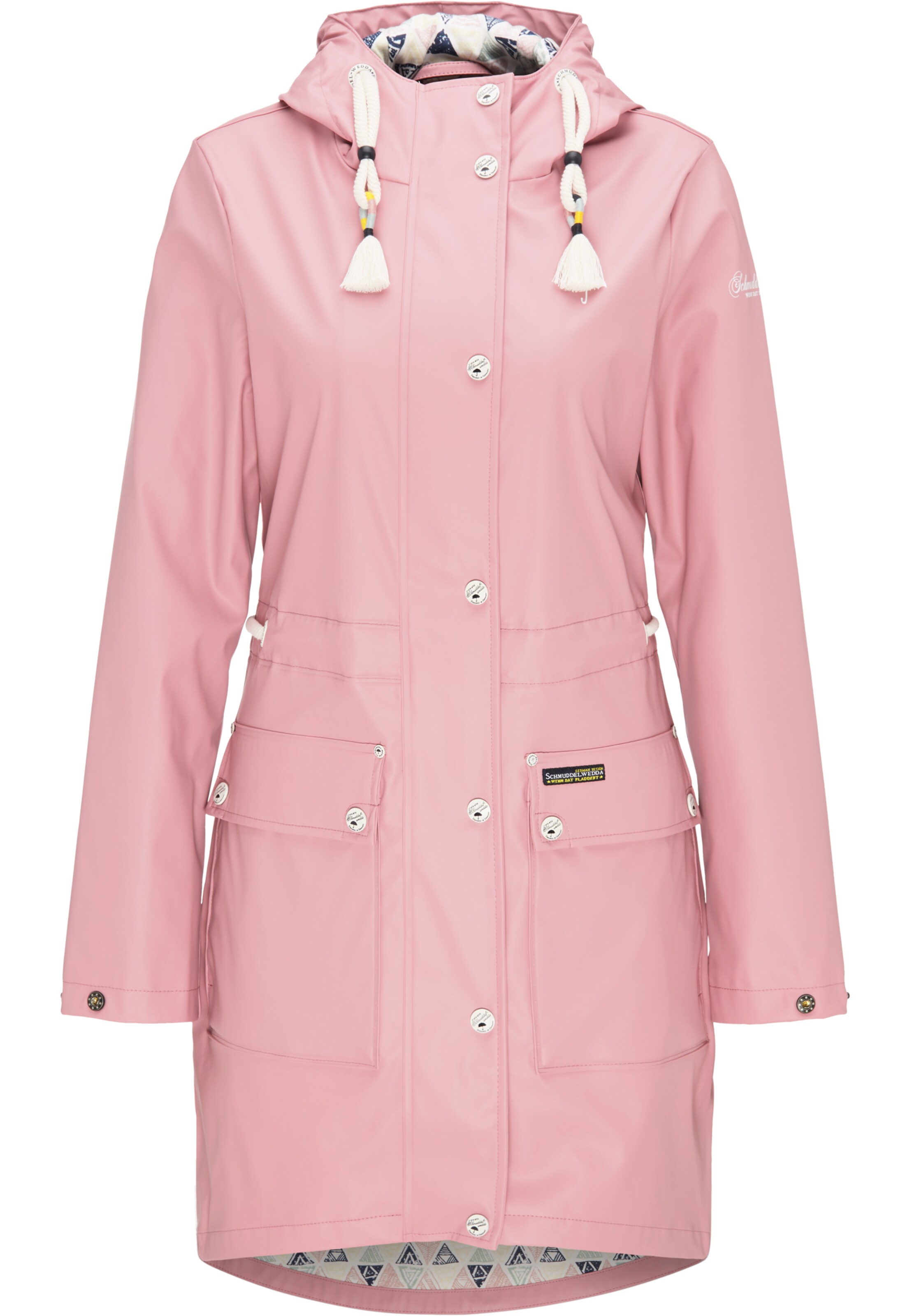 Schmuddelwedda - Tussenparka in de kleur Oudroze