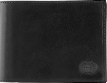 The Bridge Wallet in Black: front