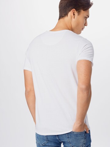 BRAVE SOUL Regularny krój Koszulka w kolorze biały