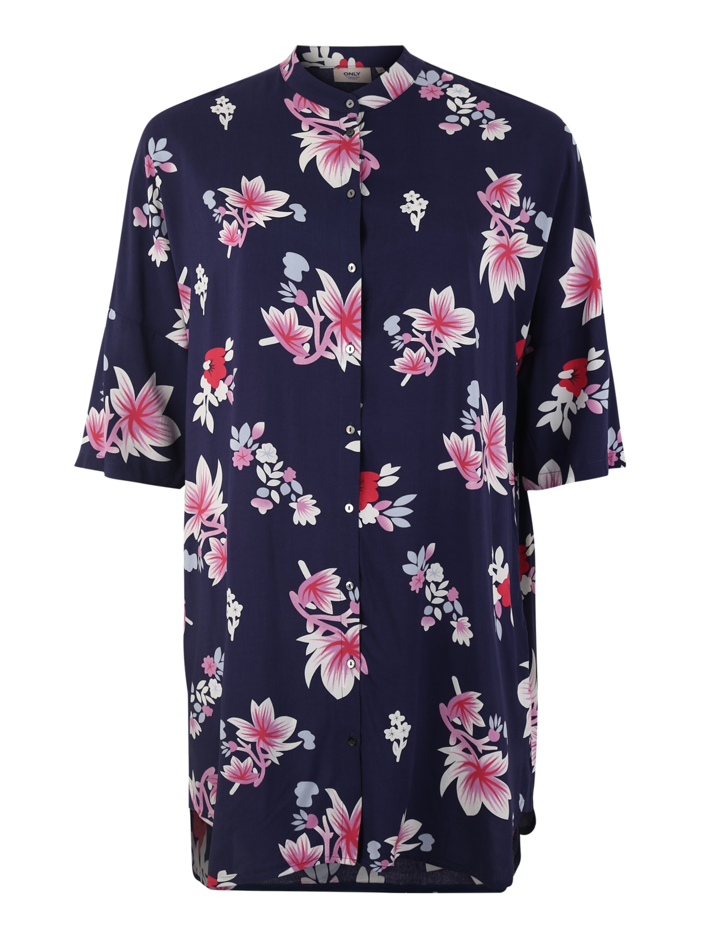 ONLY Carmakoma - Blouse 'Max' in de kleur Donkerblauw