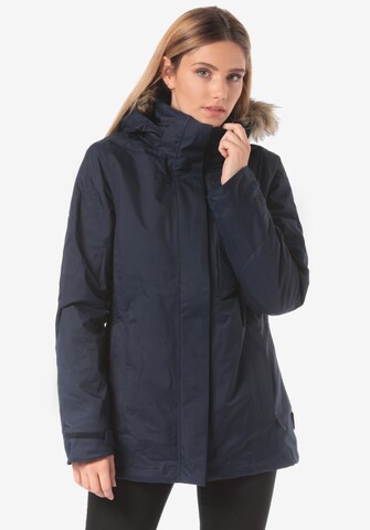 JACK WOLFSKIN Outdoorjacke 'Arctic Ocean' in Blau: predná strana