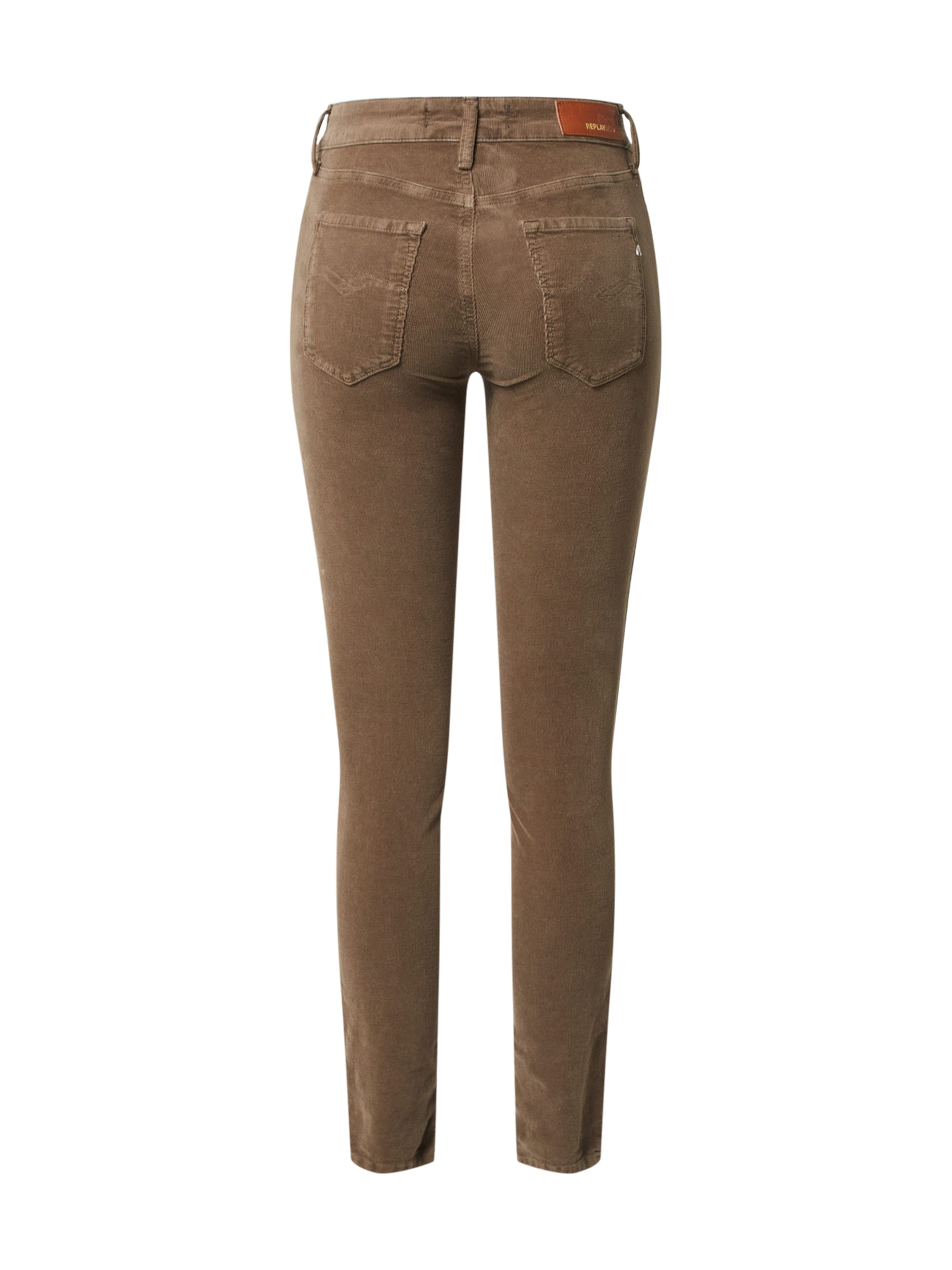 REPLAY Slim fit Trousers 'New Luz' in Beige