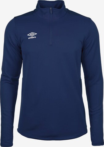 UMBRO Sportsweatshirt in Blauw: voorkant