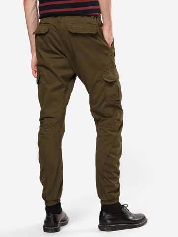 Urban Classics Tapered Cargobroek in Bruin