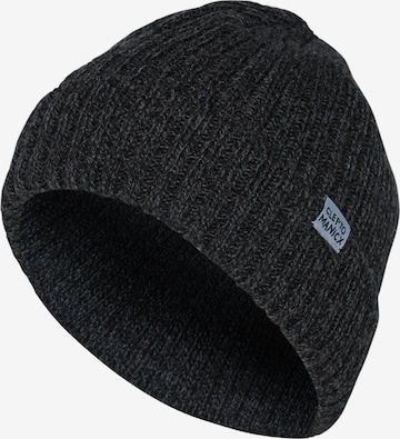 Cleptomanicx Beanie in Grey: front