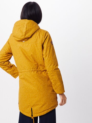 Parka d’hiver 'Library' mazine en jaune : derrière