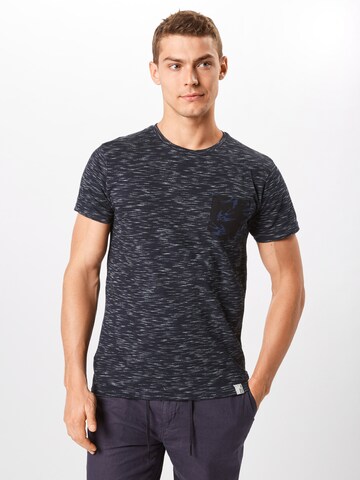 INDICODE JEANS T-shirt 'Blane' i blå