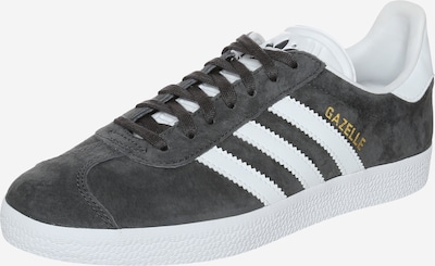 ADIDAS ORIGINALS Zemie brīvā laika apavi 'Gazelle', krāsa - tumši pelēks / balts, Preces skats