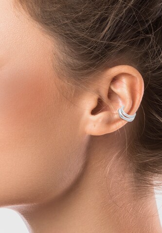 ELLI Earrings 'Bambus' in Silver