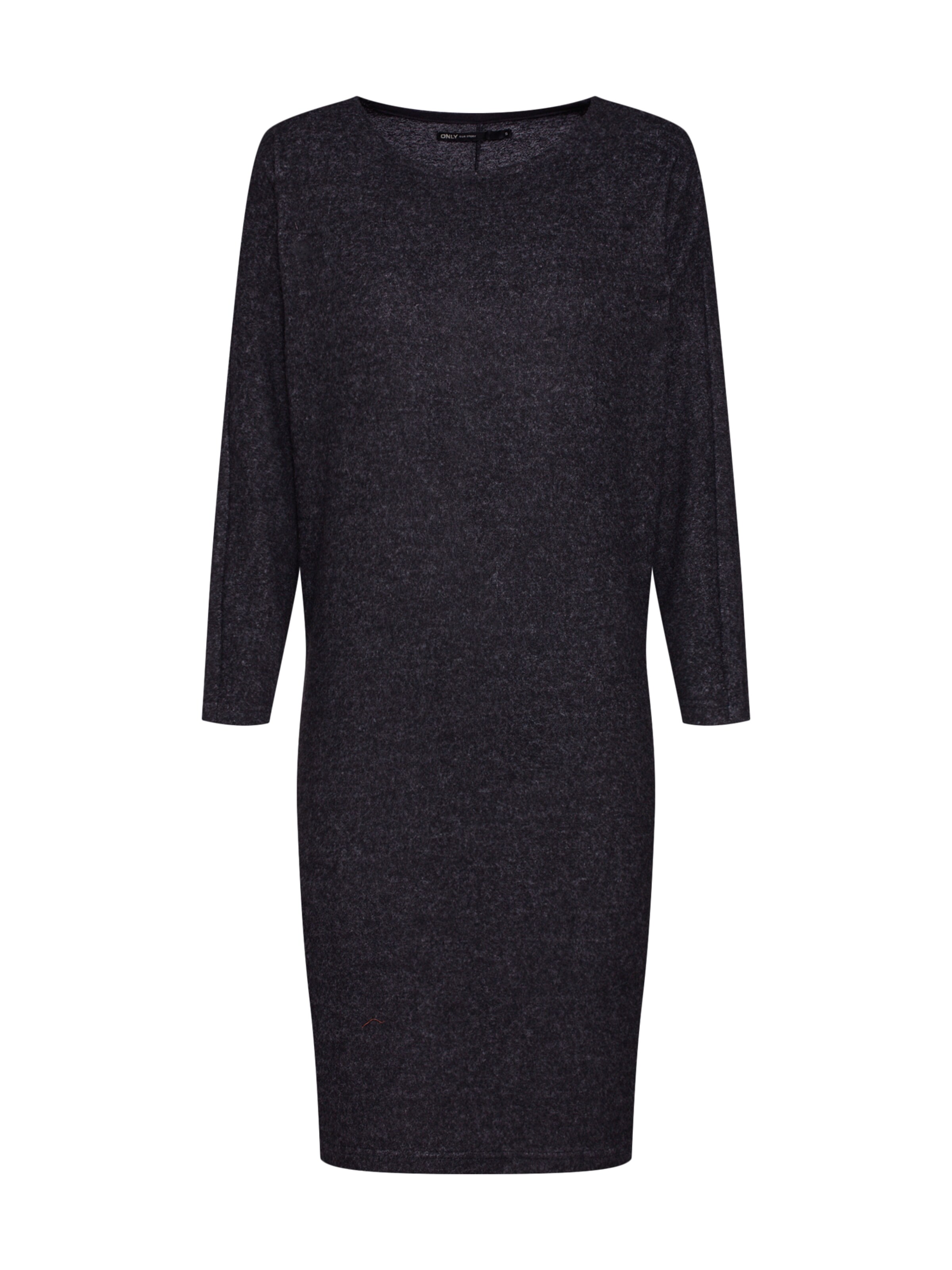 ONLY - Gebreide jurk 'onlKLEO 7/8 BAT DRESS KNT' in de kleur Donkergrijs