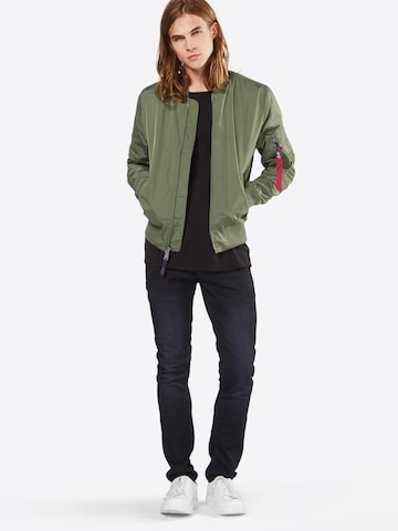 ALPHA INDUSTRIES Between-season jacket 'MA-1 TT' in Green