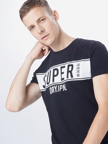 T-Shirt Superdry en noir