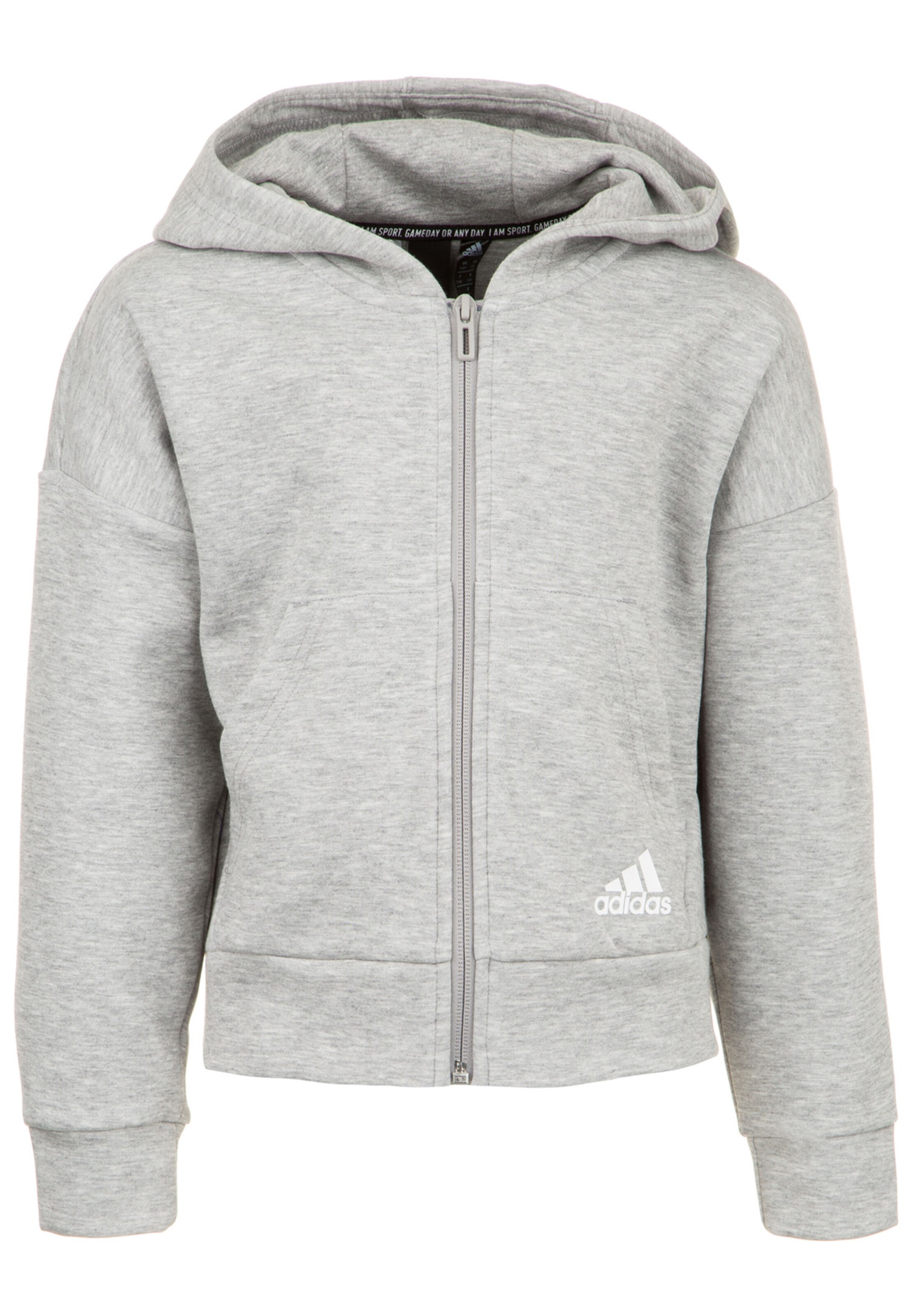 ADIDAS PERFORMANCE - Kapuzenjacke in graumeliert