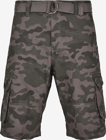 SOUTHPOLE Regular Cargo Pants in Grey: front