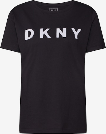 DKNY - Camiseta 'FOUNDATION' en negro: frente