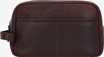 Burkely Toilettas 'Antique Avery' in Bruin: voorkant