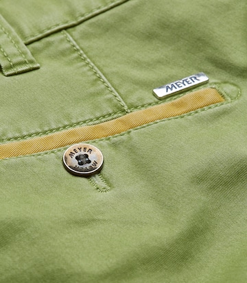 Meyer Hosen Slim fit Chino Pants 'Diego' in Green