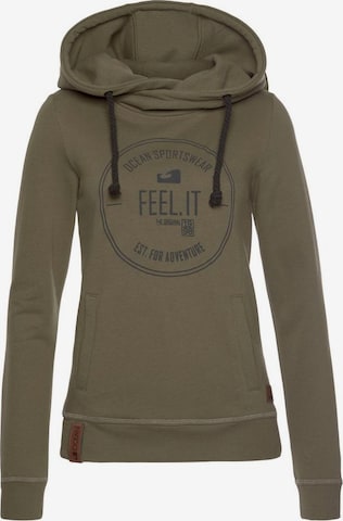 OCEAN SPORTSWEAR Sweatshirt in Grün: predná strana