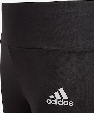 ADIDAS SPORTSWEAR Skinny Workout Pants '3-Stripes ' in Black