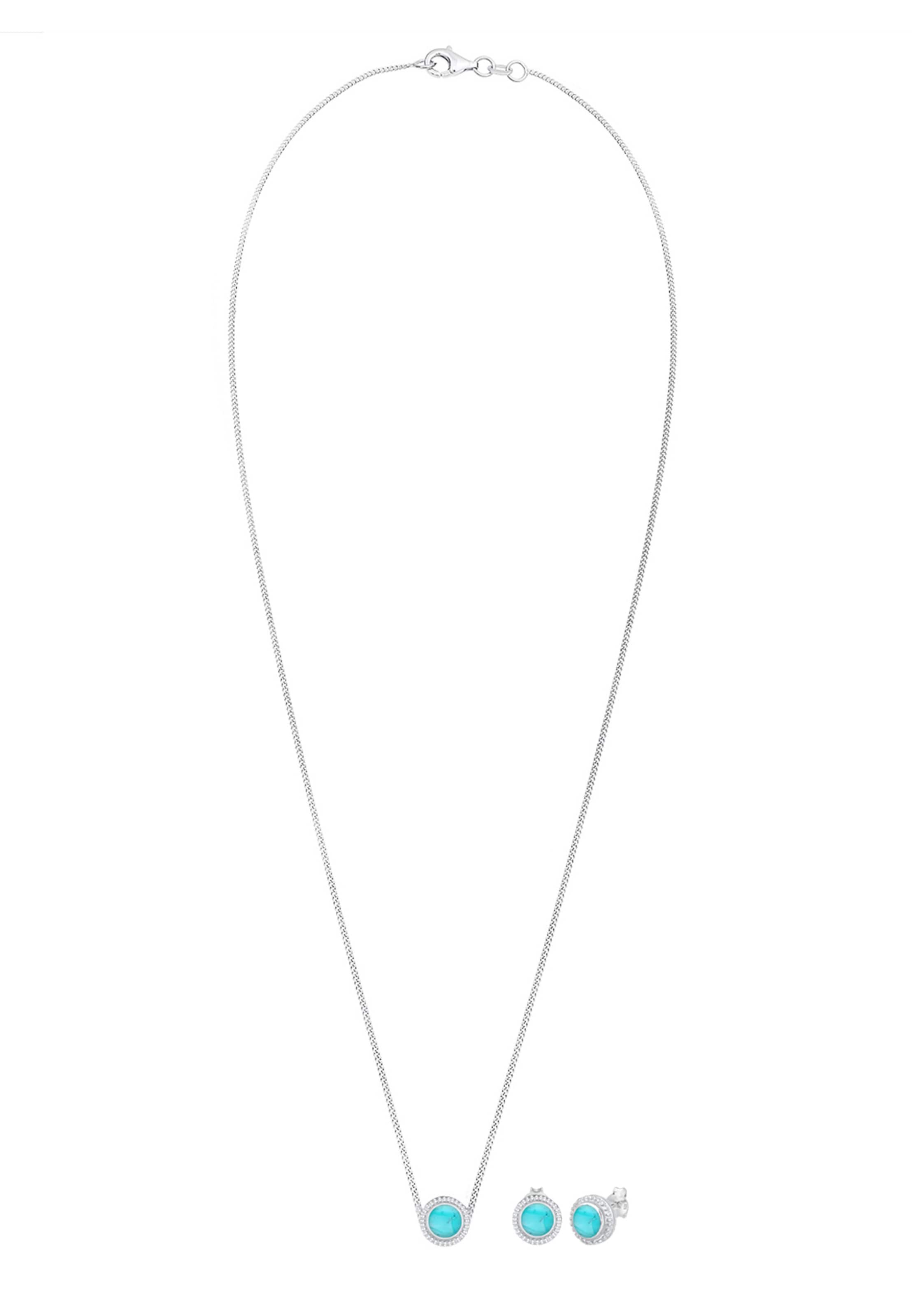 ELLI Sieraden set in Zilver: voorkant