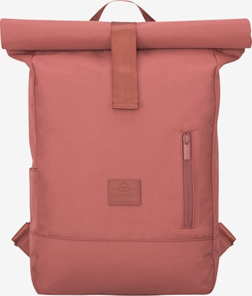 Johnny Urban Backpack 'Rolltop Robin' in Red: front