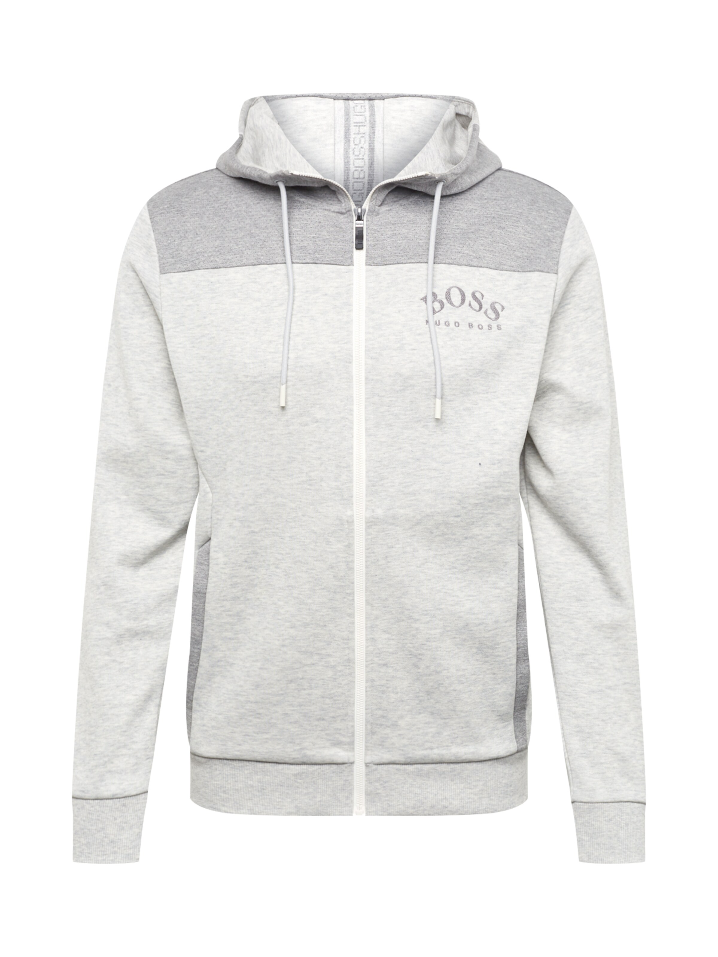 BOSS - Sweatvest 'Saggy' in de kleur Grijs